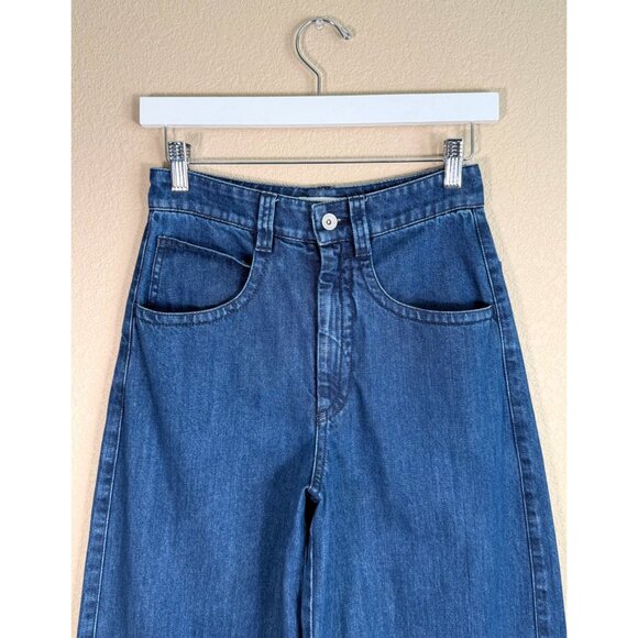 BARENA Venezia Women's Wide Leg Trouser Jeans Made in Italy - Picture 2 of 13